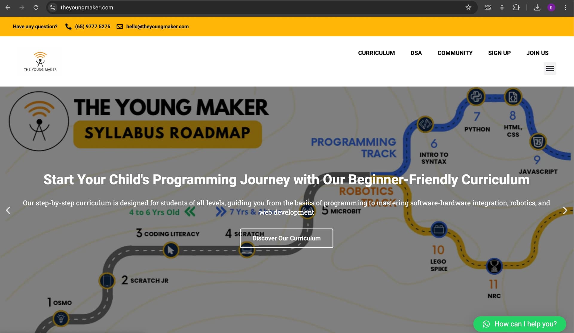 Curriculum Development for Coding & Web Development screenshot